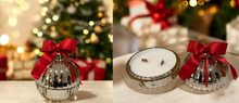 Load image into Gallery viewer, Christmas Bauble Candle - Christmas Tree Fragrance
